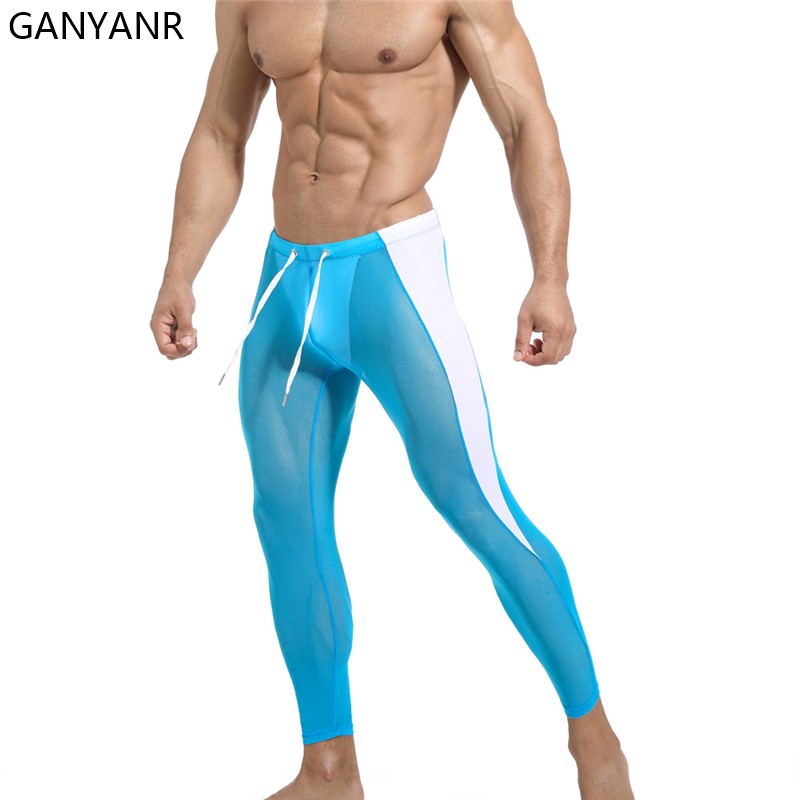 Compression Long Pant - GANYANR-mallas de compresión para hombre, ropa