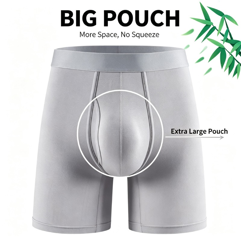 Bamboo Fiber Trunk - Calzoncillos Boxer de Fibra de Bambú