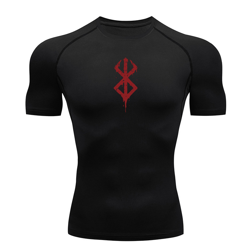 Base Layer Top - Camisetas de Compresión Estampadas para Hombre,