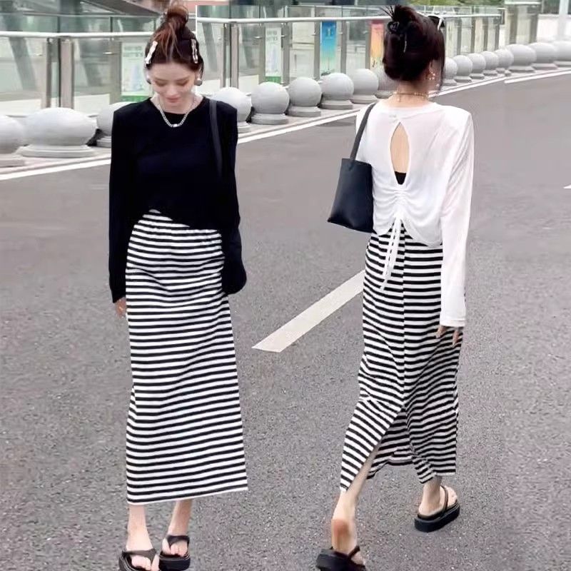 Base Layer Top - Camiseta de Manga Larga para Primavera/Otoño,