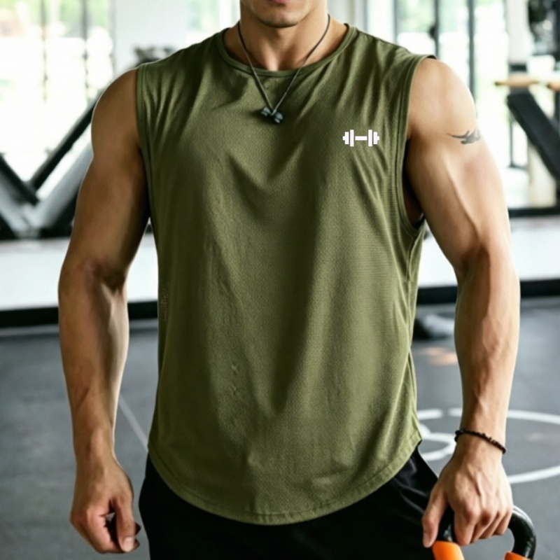 Camiseta sin mangas de malla d - Undershirt Crew Neck reseña y precio