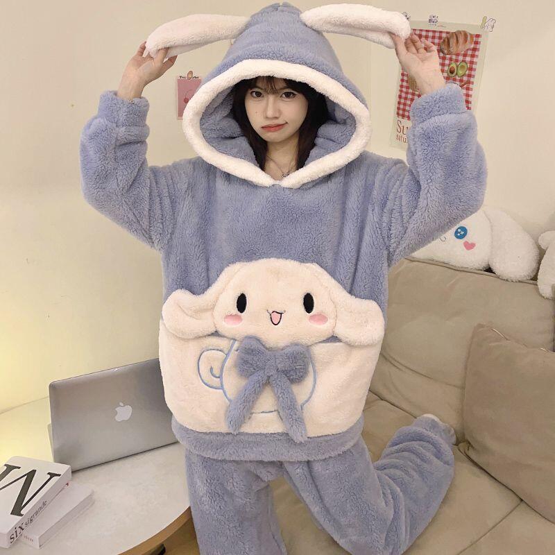 Sanrios Cinnamoroll pijamas de - Thermal Long John reseña y precio