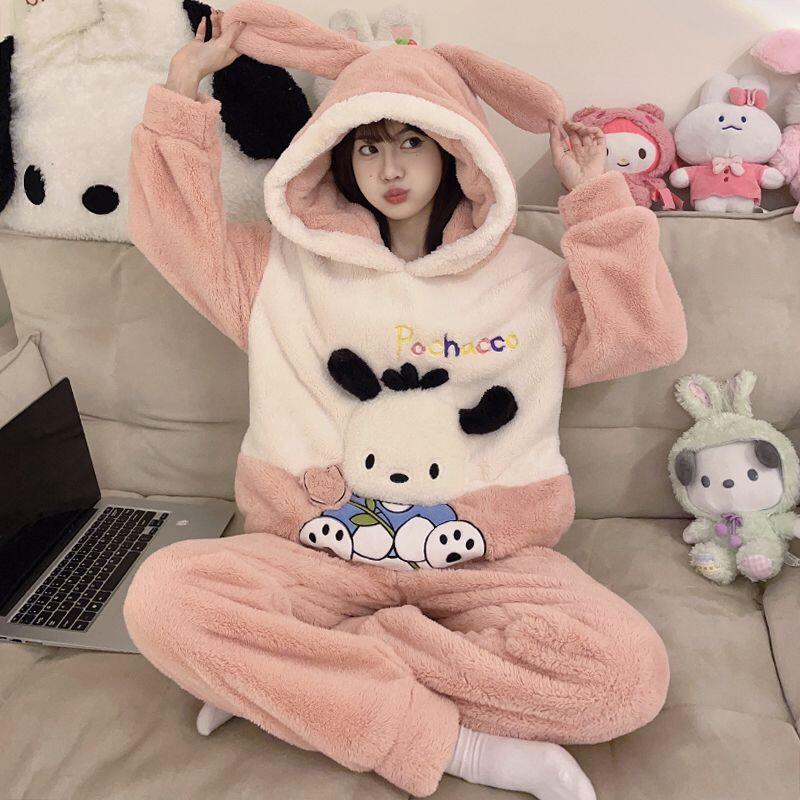 Sanrios Cinnamoroll pijamas de - Thermal Long John reseña y precio