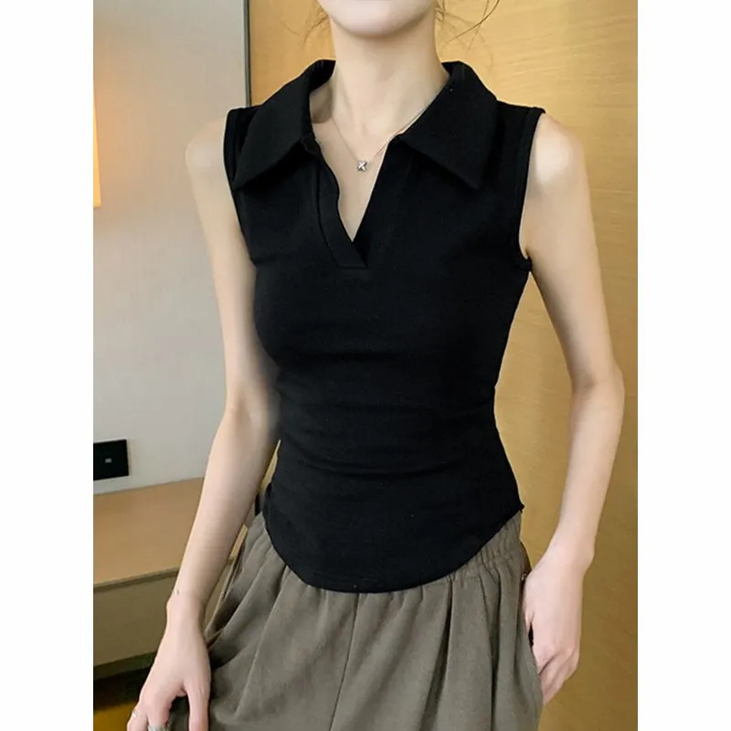 Top corto de punto acanalado s - Tank Top Ribbed reseña y precio
