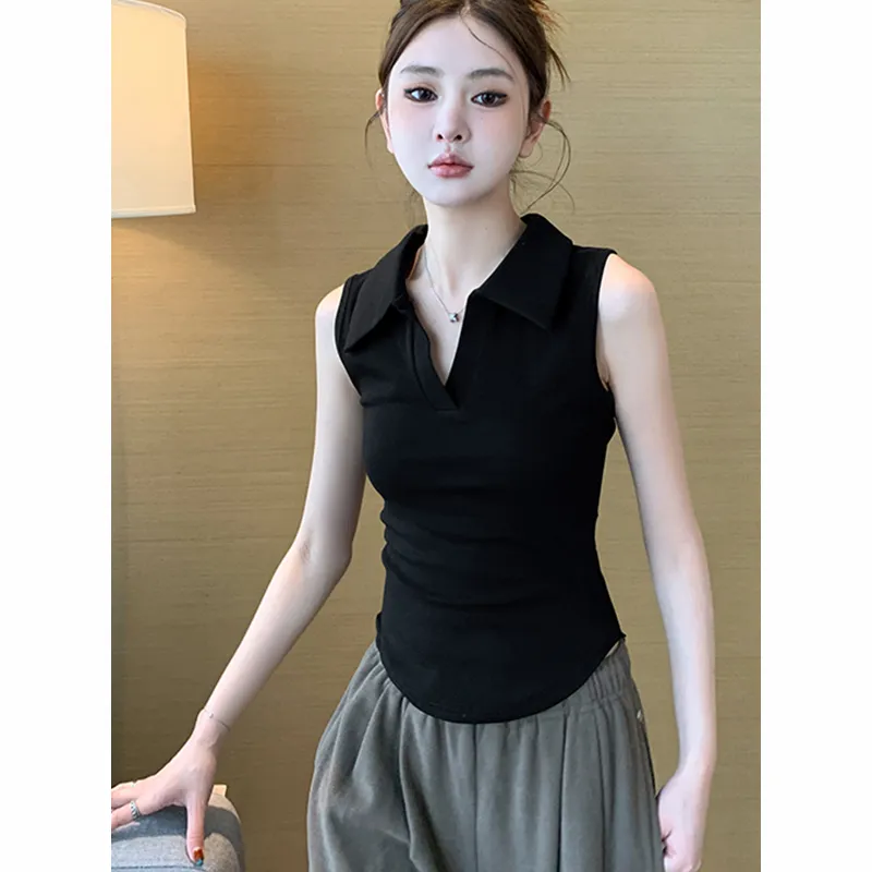Top corto de punto acanalado s - Tank Top Ribbed reseña y precio